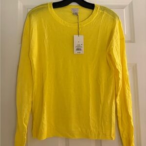 a new day Women's Yellow Crew Neck Sweater